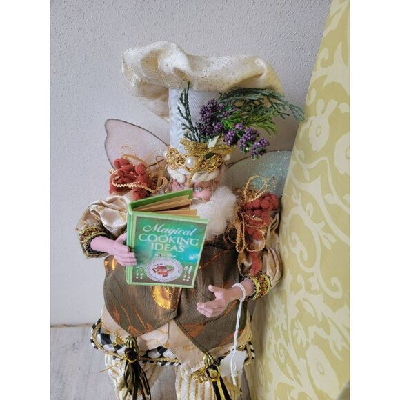 Mark Roberts cookbook fairy, med 51 31872 Santa Claus Xmas - Picture 5 of 10